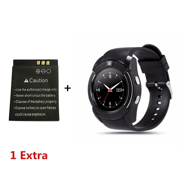 SmartWatch V8 COM CÂMERA / Grátis uma bateria