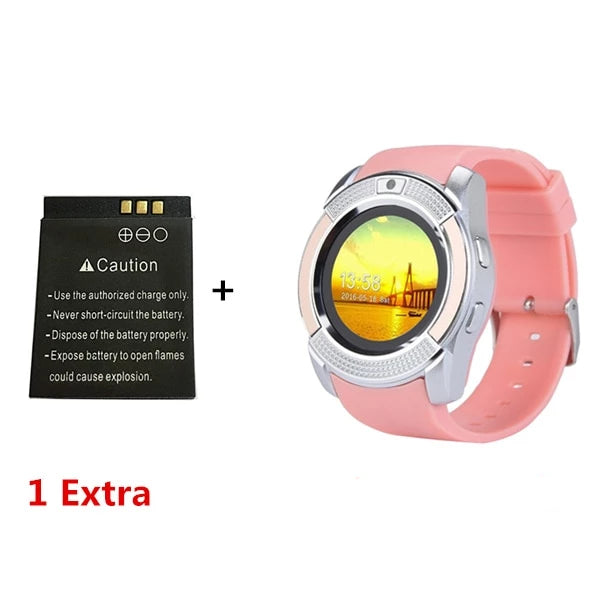 SmartWatch V8 COM CÂMERA / Grátis uma bateria