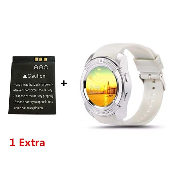 SmartWatch V8 COM CÂMERA / Grátis uma bateria