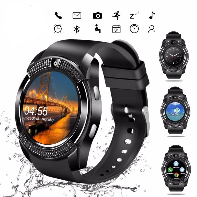 SmartWatch V8 COM CÂMERA / Grátis uma bateria