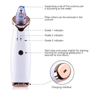 Blackhead Removedor de Acne - Peeling Limpeza Facial por Sucção Beauty Machine